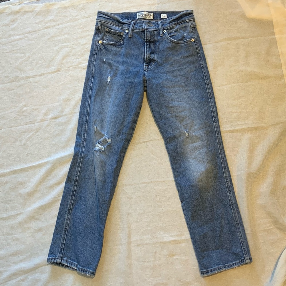 Lucky Brand Straight Cropped Jeans